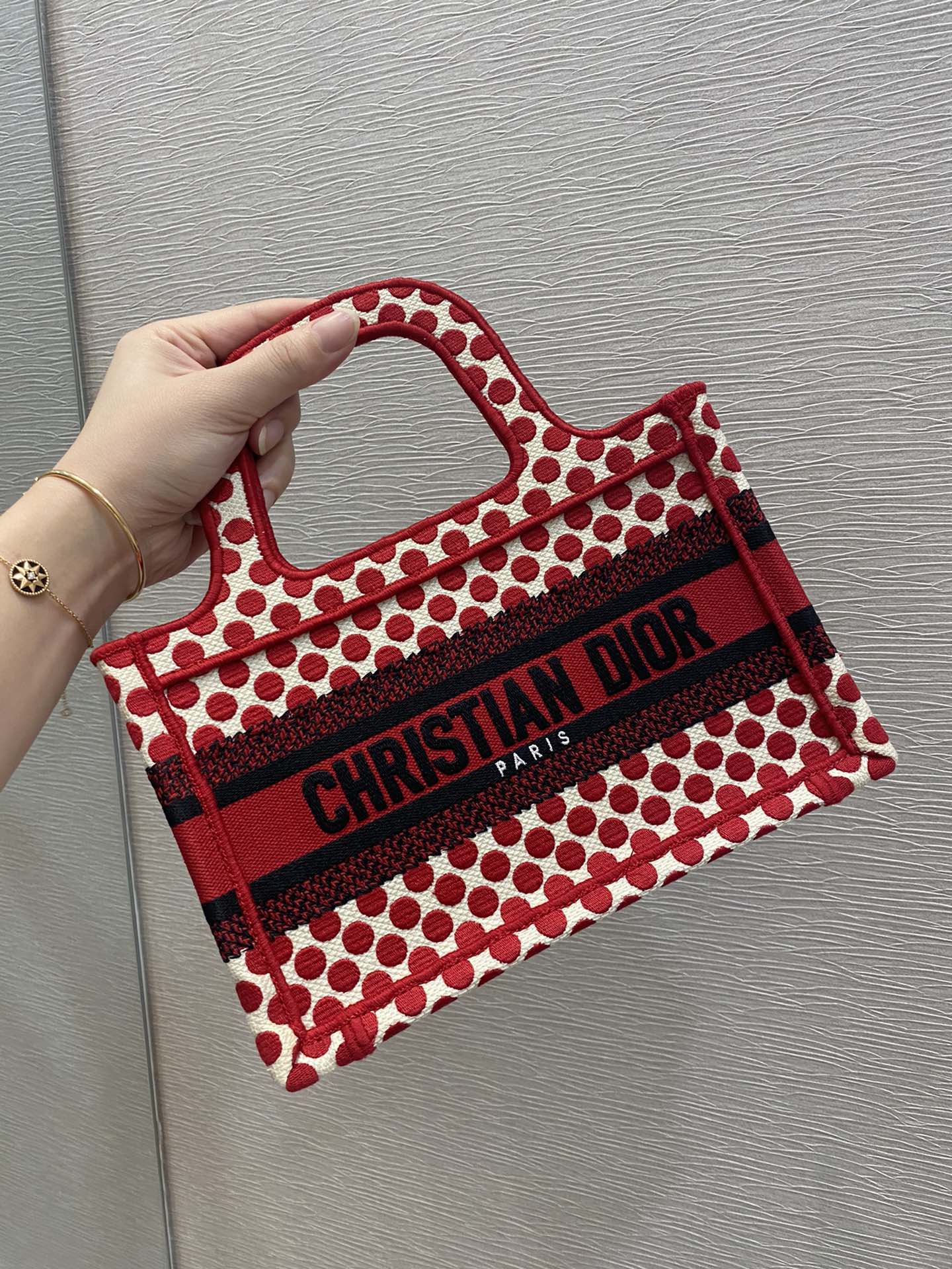 Mini tote Tanabata Polka Dot Series