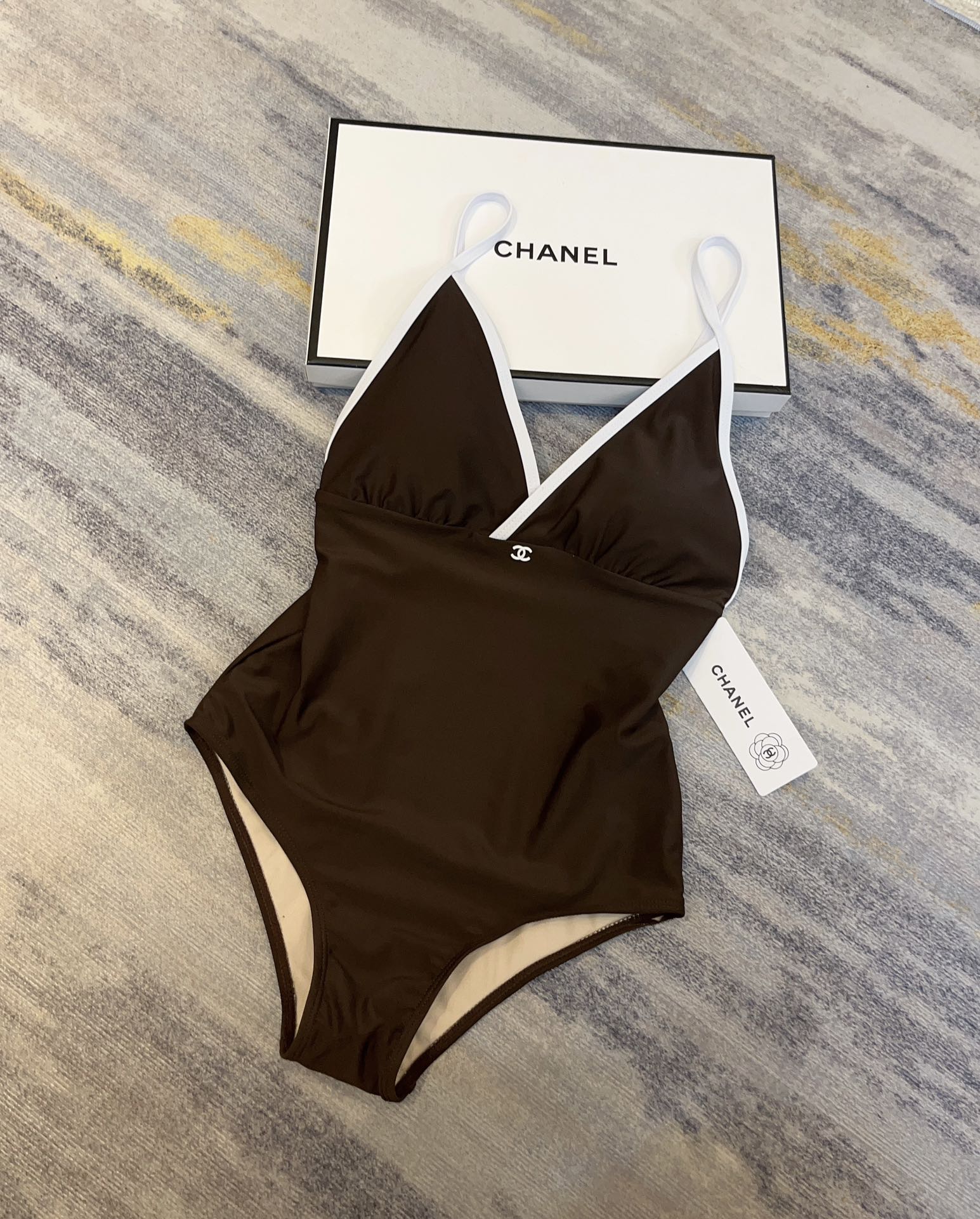 Chanel one piece swimsuit