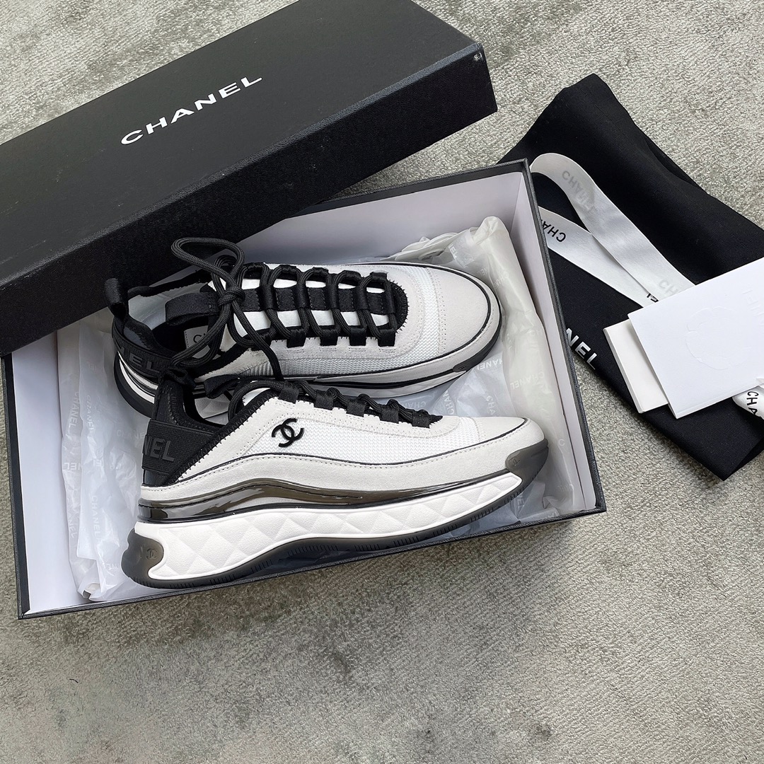 CHANEL sneakers classic small incense sneakers cowhide sheepskin leather genuine leather sole