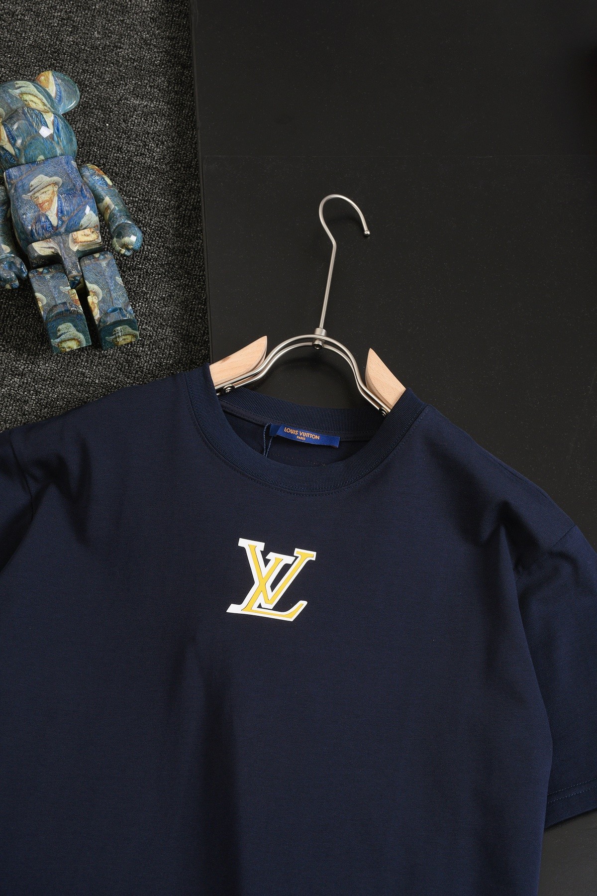 Louis Vuitton T-shirt with yellow and white logo