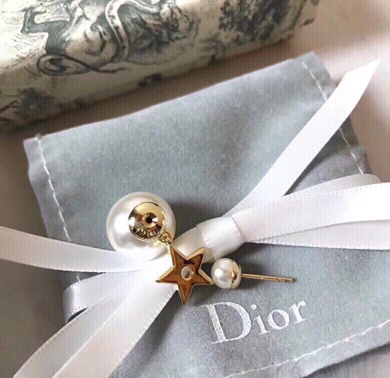 Dior stud earrings