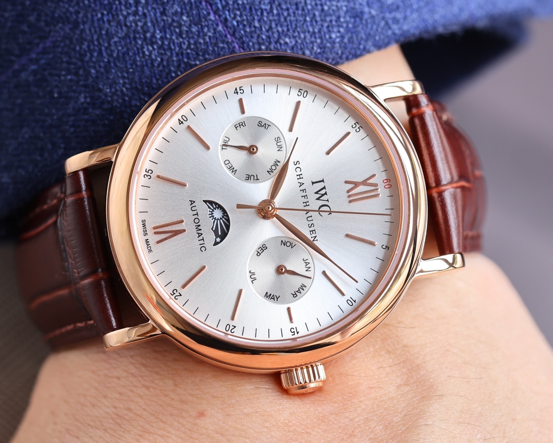 IWC- Portofino Multifunctional Premium Automatic 9100 Multifunctional Imported Mechanical Movement