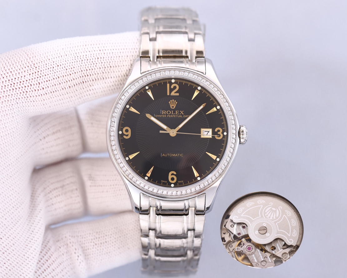 Rolex sapphire glass double mirror! super night light