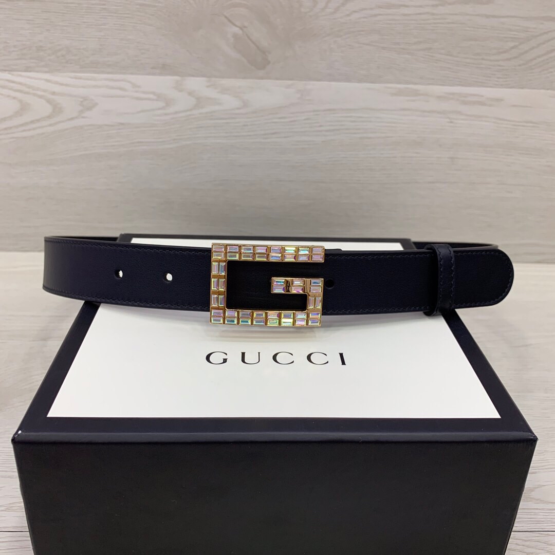 GUCCI imported calfskin with rectangular G