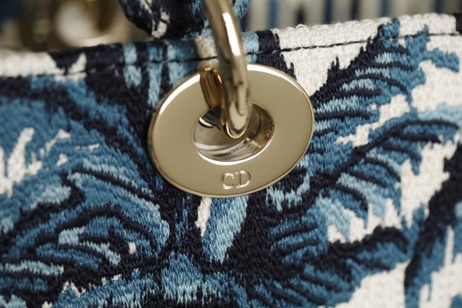 Dior LADY D-LITE five compartments Daffy Blue Coconut DR-031