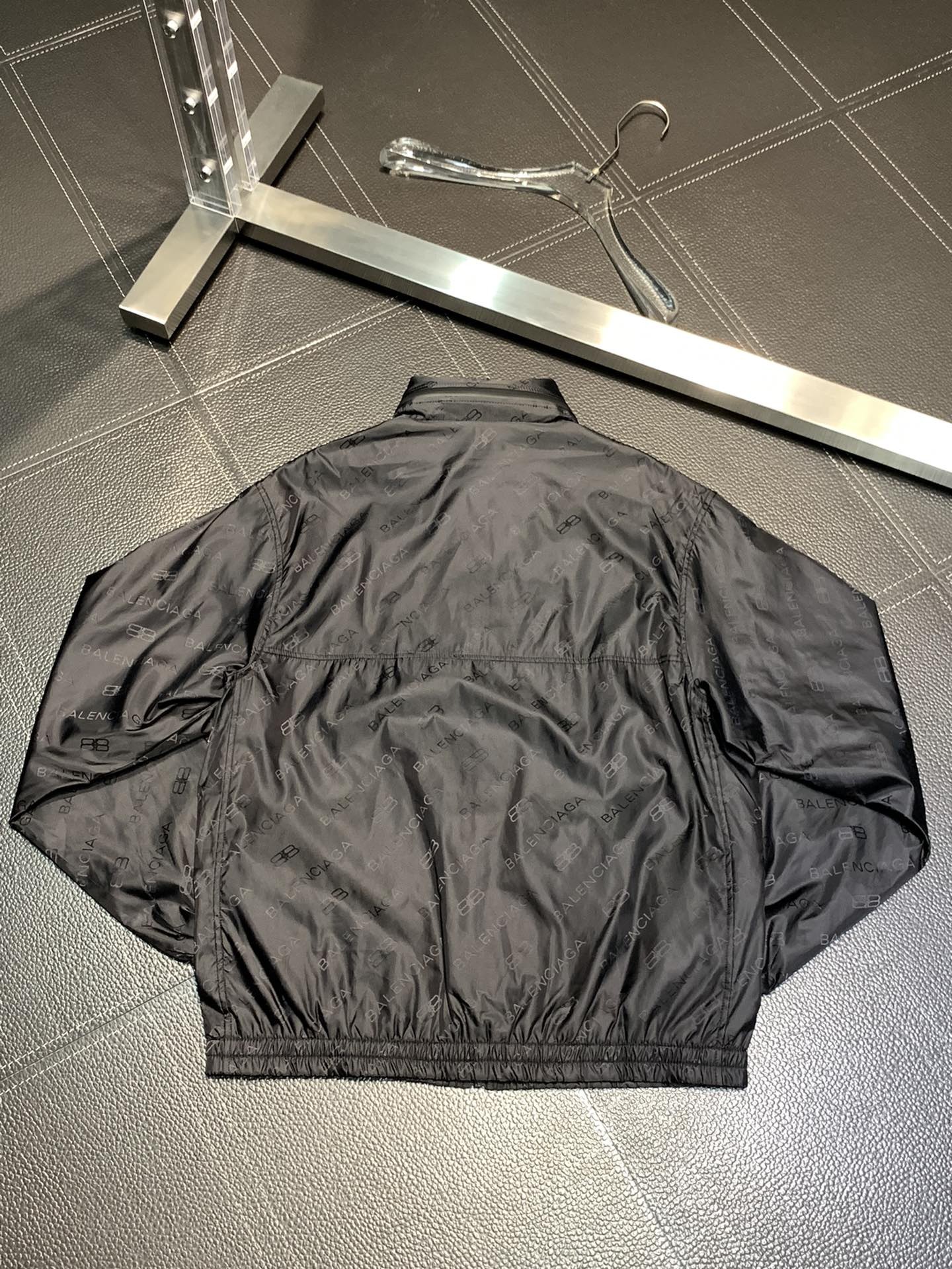 Balenciaga hooded stand collar jacket
