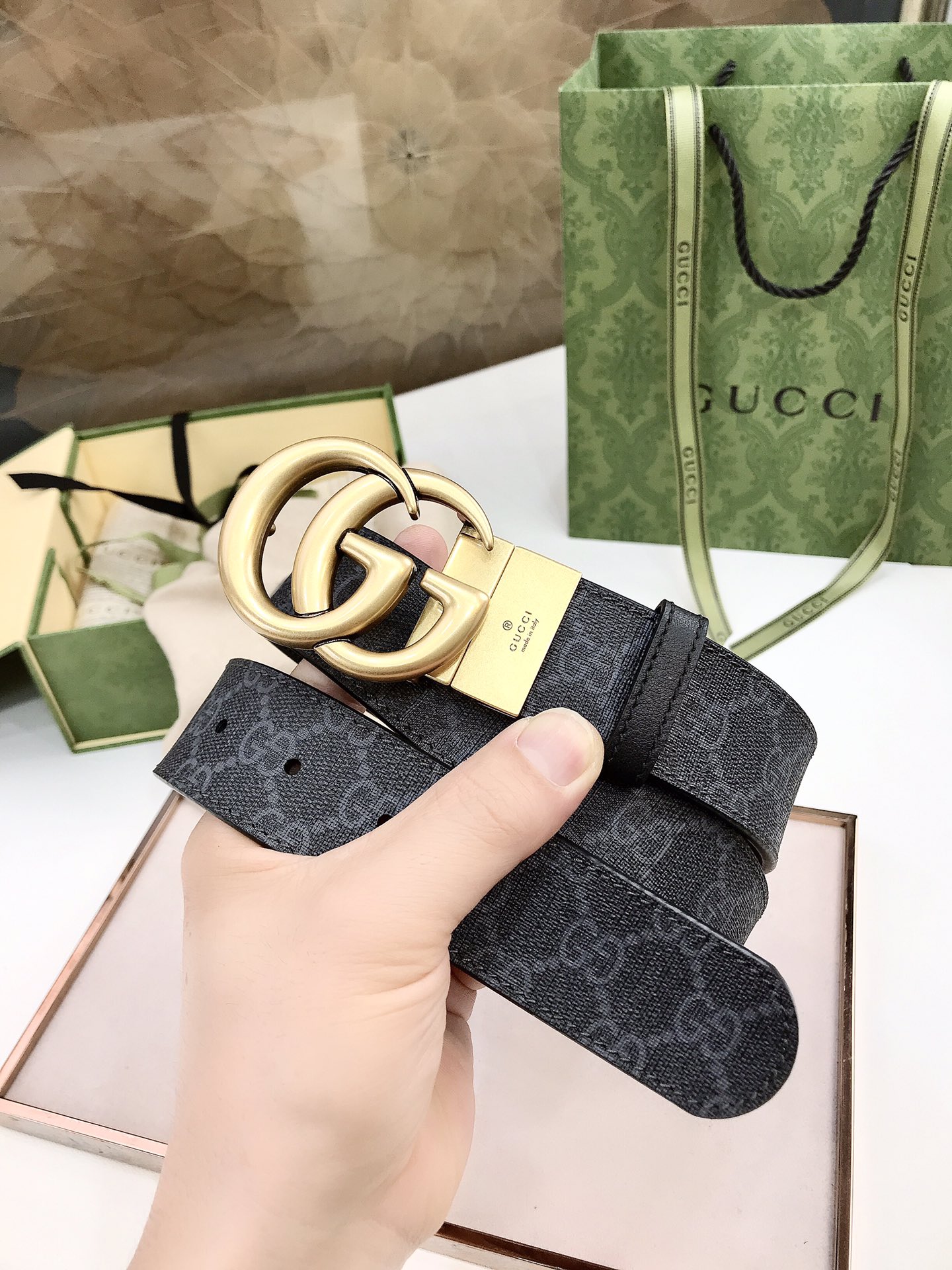 GUCCI Supreme canvas