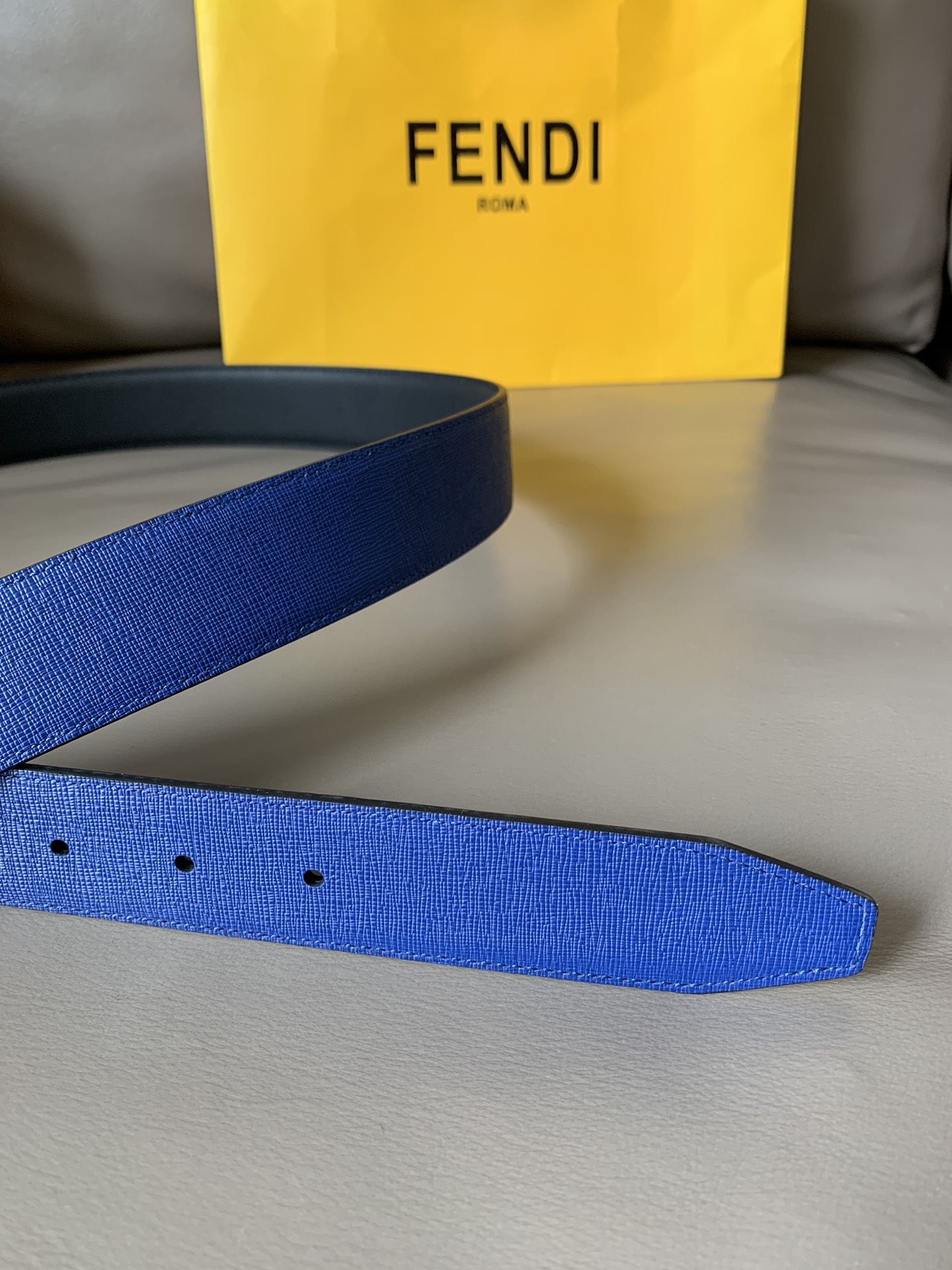 FENDI casual reversible belt