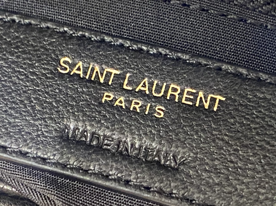 SAINT LAURENT #𝙇𝙤𝙪𝙇𝙤𝙪 𝙥𝙪𝙛𝙛𝙚𝙧LOULOU PUFFER Mini Quilted Lambskin Bag #620333Original Leather