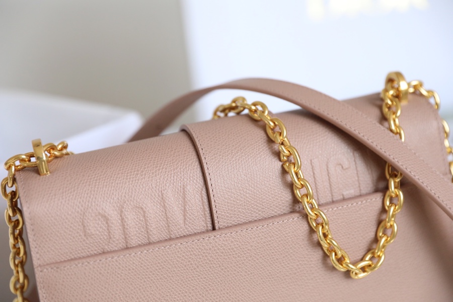 Montaigne New Montaigne palm print chain bag palm print pink