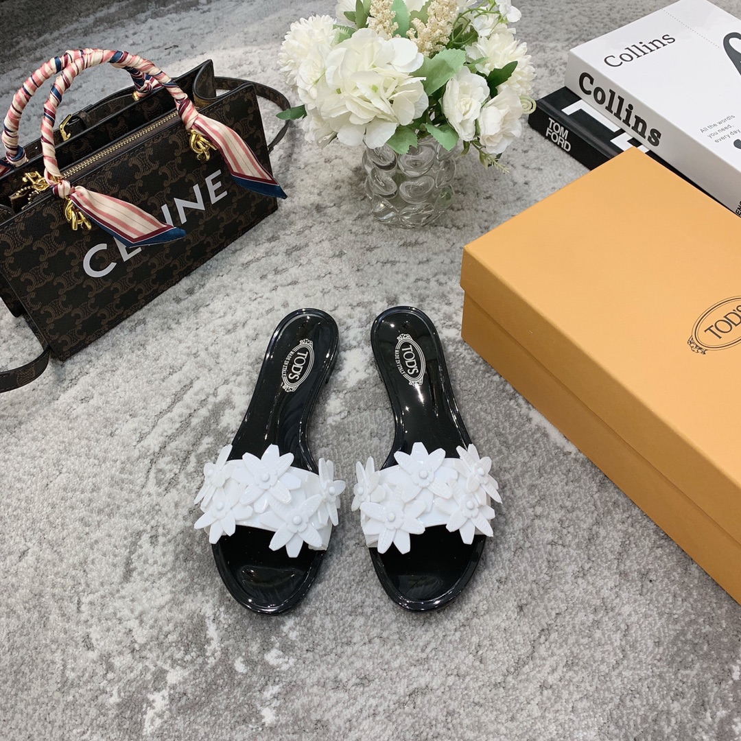 TOD'S 𝙏𝙊𝘿𝙎 2021 summer classic explosive new fabric counter PVC material summer to the beach vacation the best choice