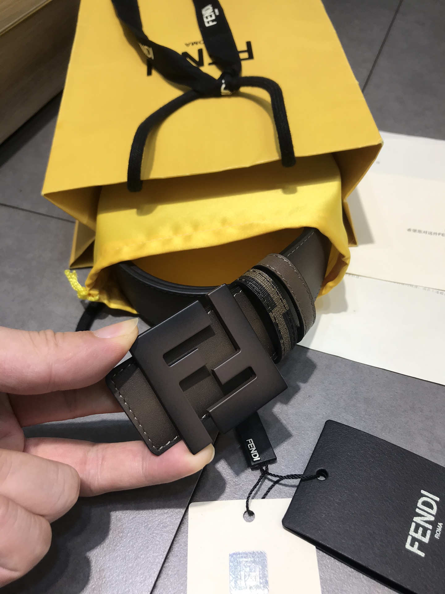 FENDI original rivet buckle