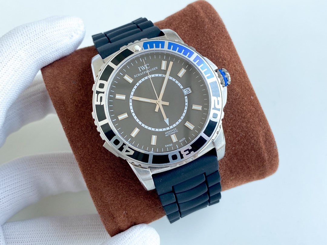 IWC- Fine men's watches Imported Citizen mechanical movement, top 316 stainless steel case and strap