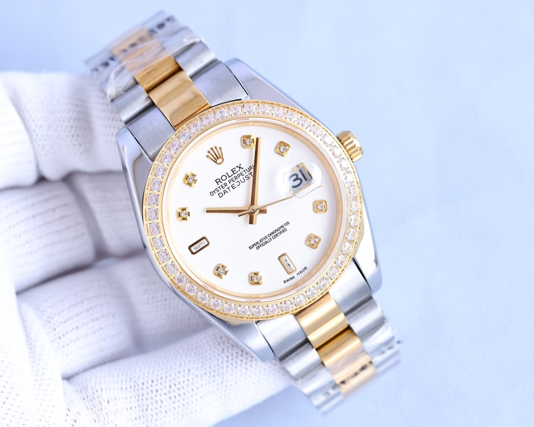 Rolex men's watch classic big three needle design