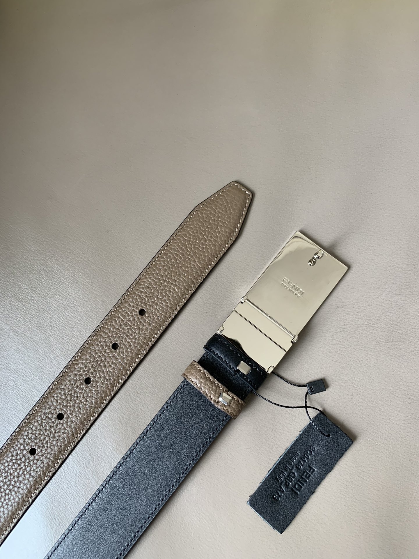 FENDI men's casual reversible belt