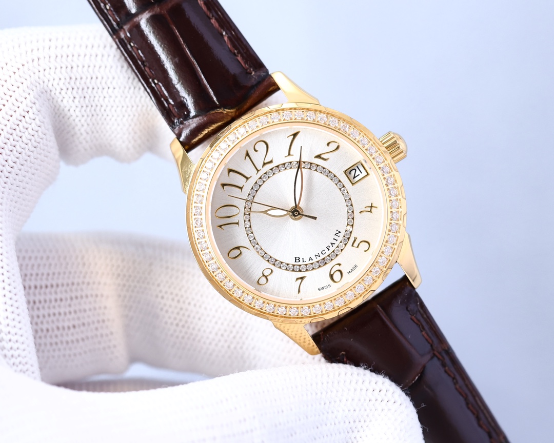 Blancpain - Fashion Women's Watch Night Time Super Luminous High-end Mother-of-Pearl Dial