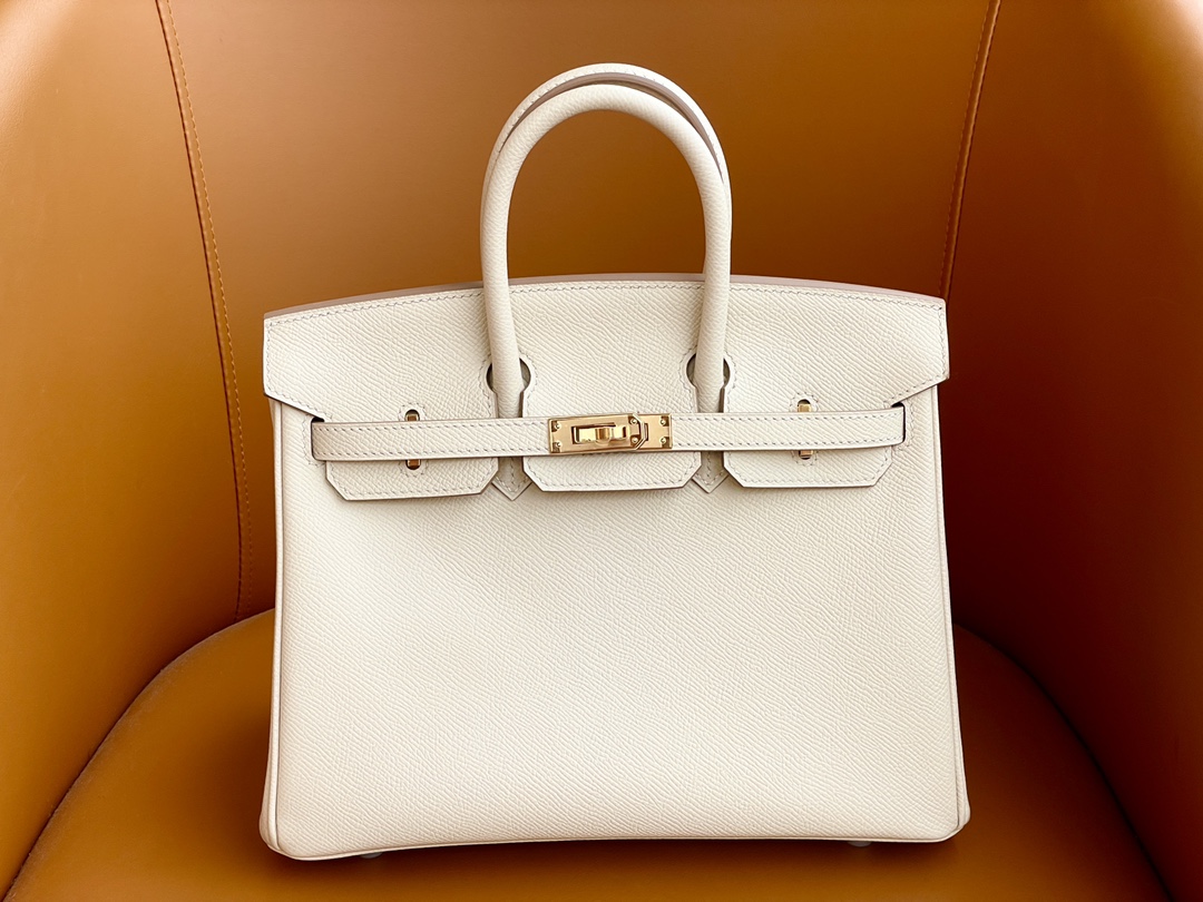 Birkin 25/30 Shake White togo Rose Gold buckle