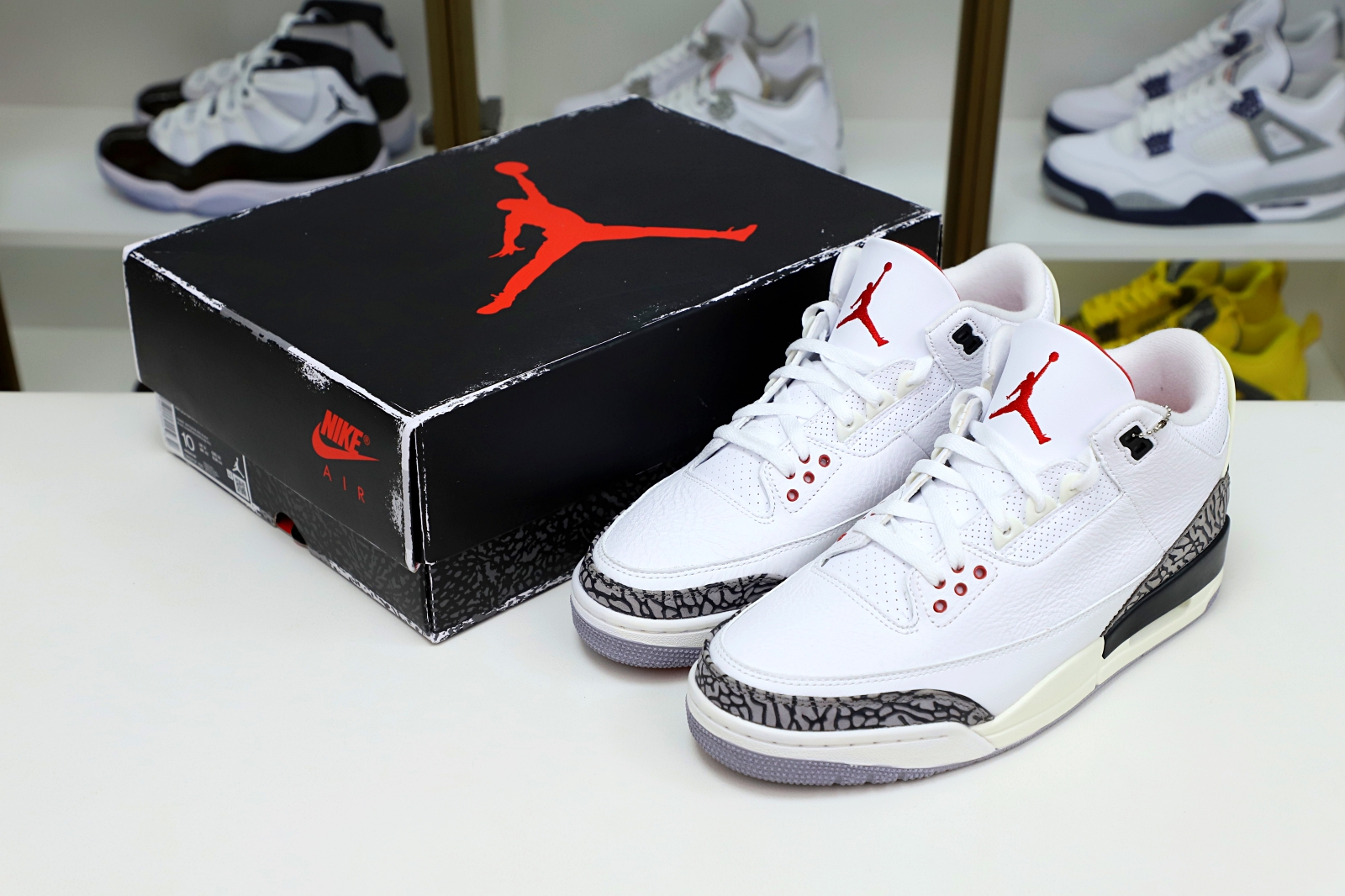 AIR JORDAN 3 WHITE CEMENT REIMAGINED