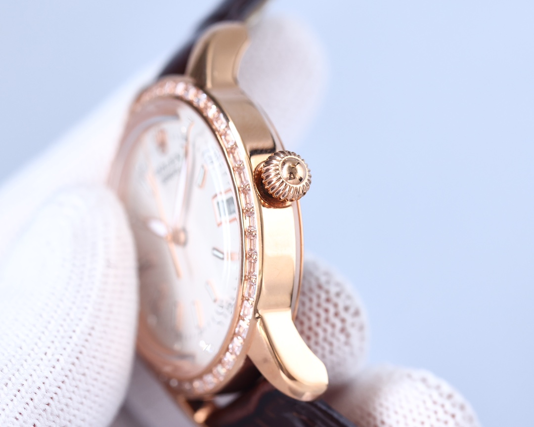 Rolex fashion women's watch simple three needles super luminous at night 💕Unique 3⃣️ character calendar