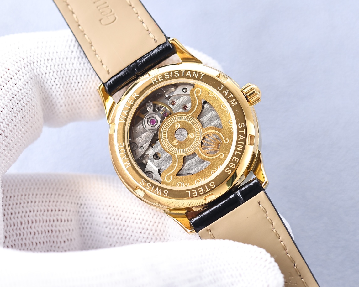 Rolex fashion women's watch simple three needle super luminous at night