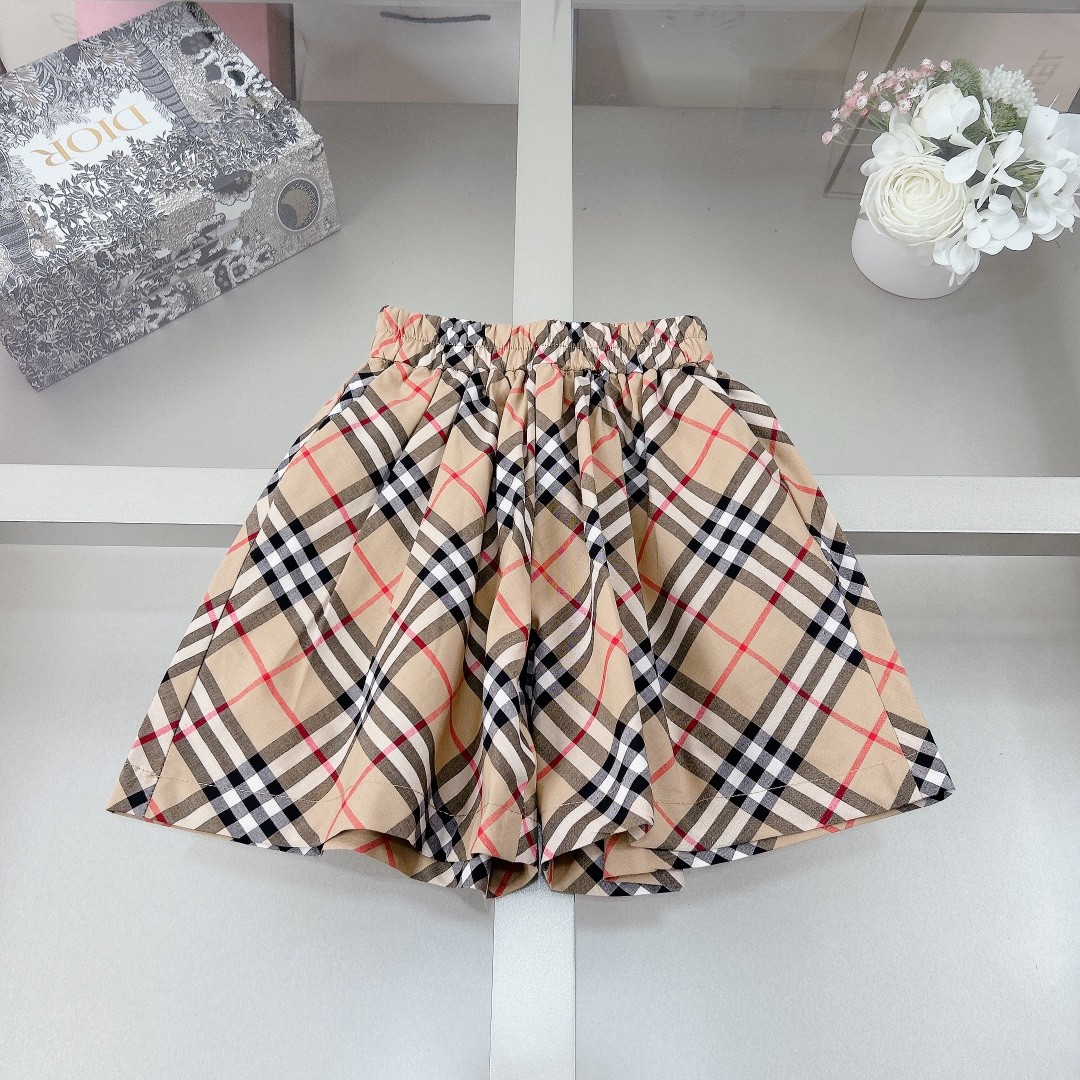 Burberry new girls culottes suit