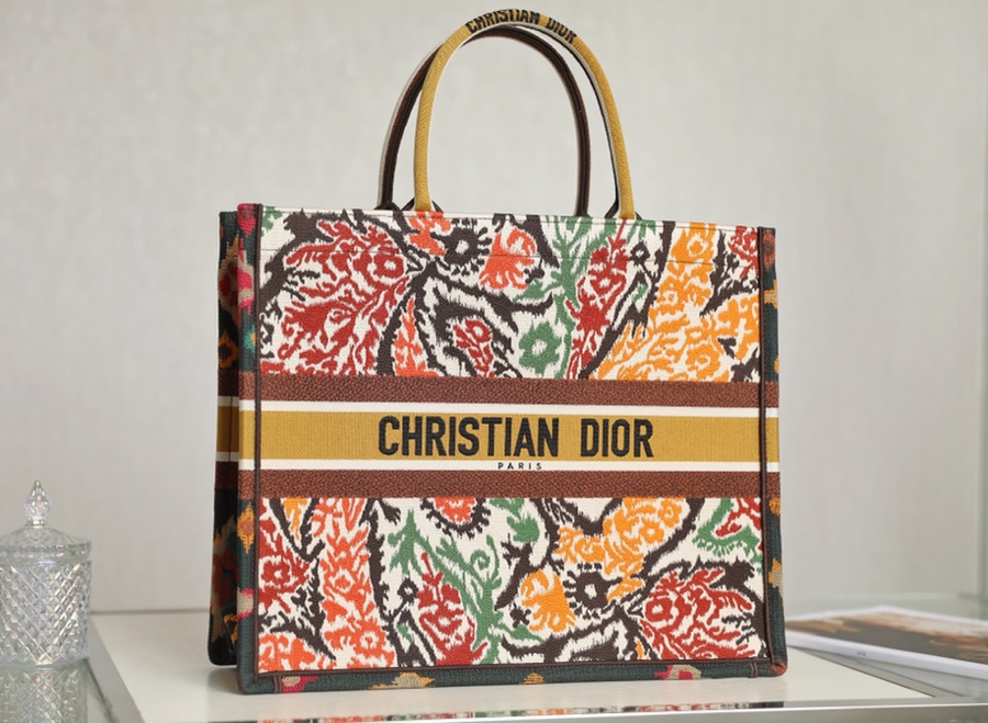 DIOR TOTE Paisley Yellow