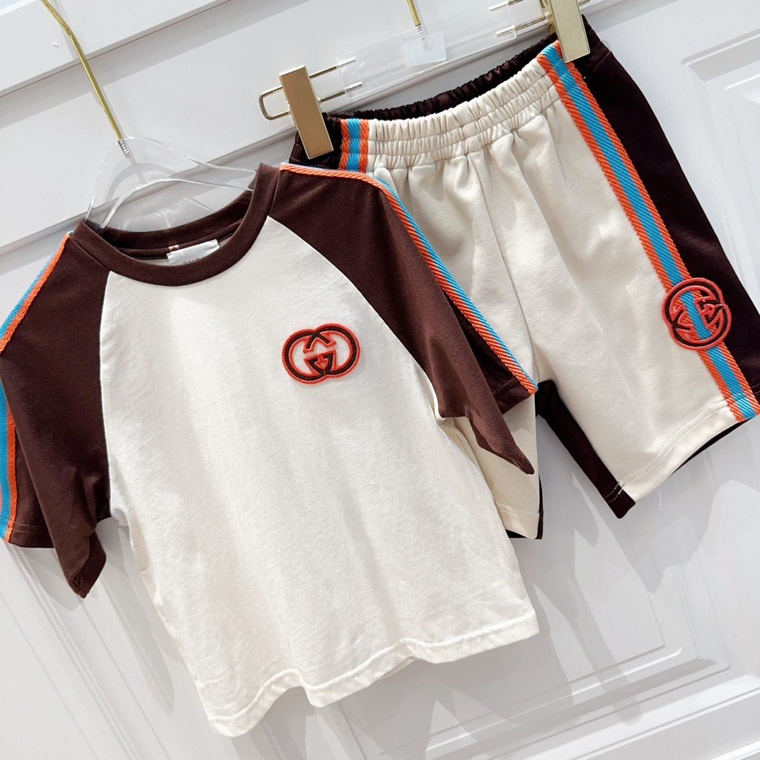 Gucci 2024/SS new logo printed T-shirt suit