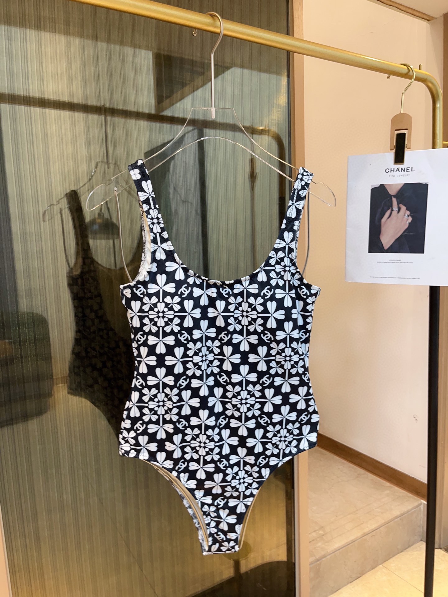 CHANEL One-piece swimming costume
