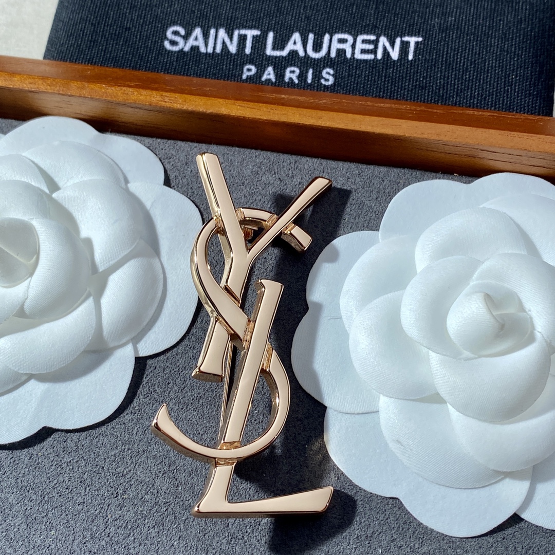 Saint Laurent YSL brooch