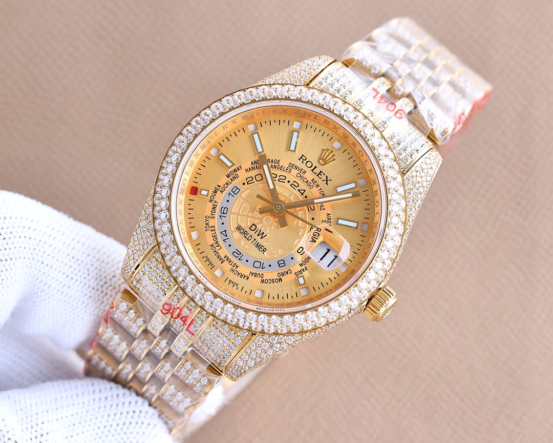 Rolex full diamond model