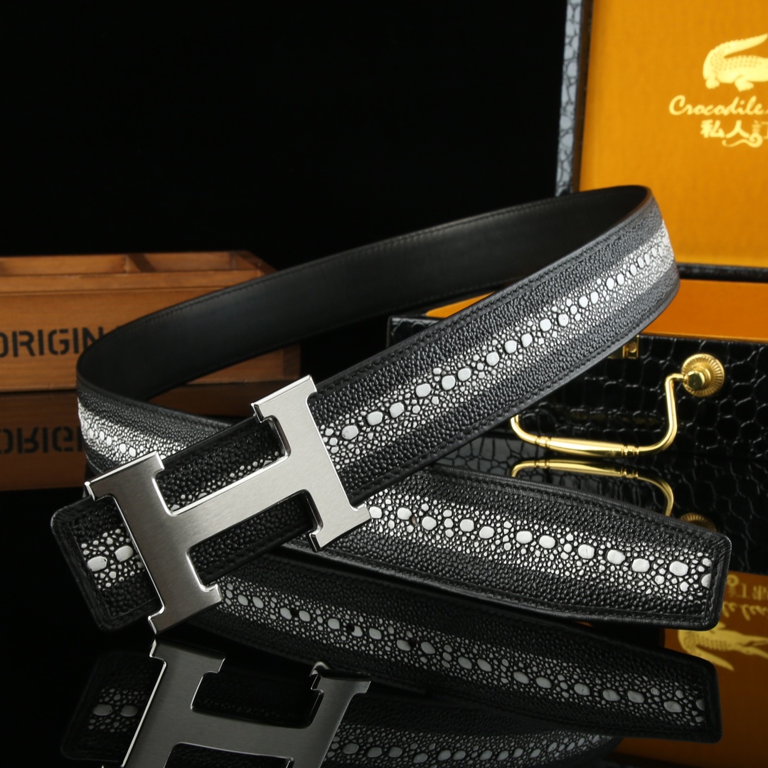 Hermes Classic 💎Steel Buckle