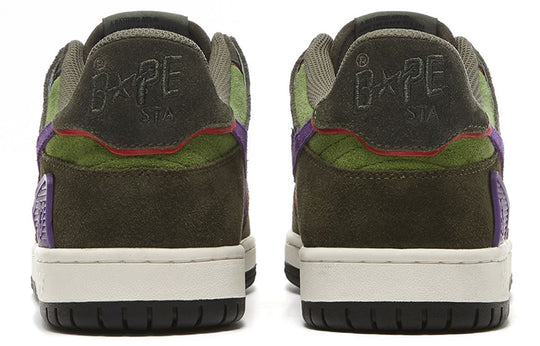 BAPE Bapesta Sk8 ‘Green Dark Purple’ 1G70-191-029