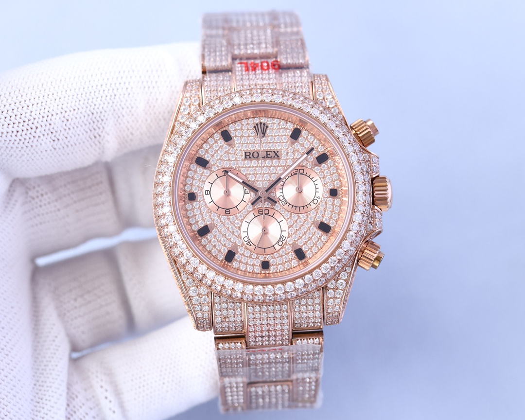 Rolex Cosmic Chronograph Daytona Gypsophila 40 Series