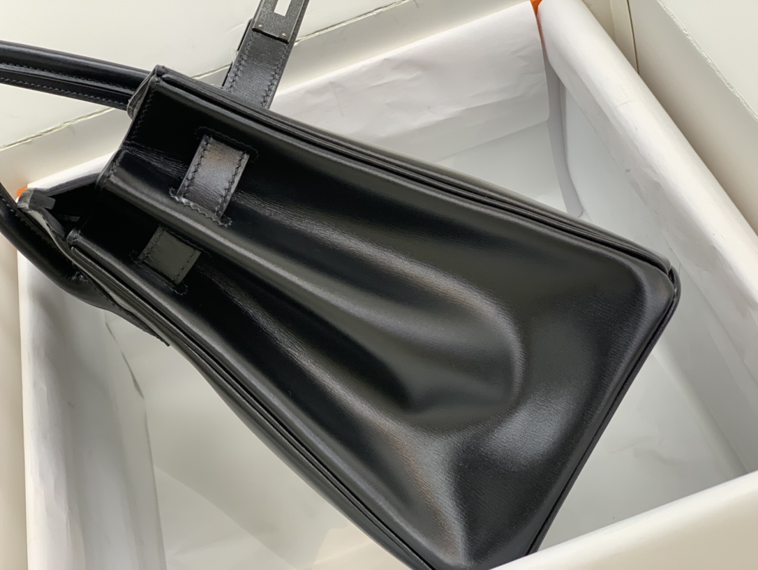 birkin30 antique bag box leather limited edition black buckle all hand sewn