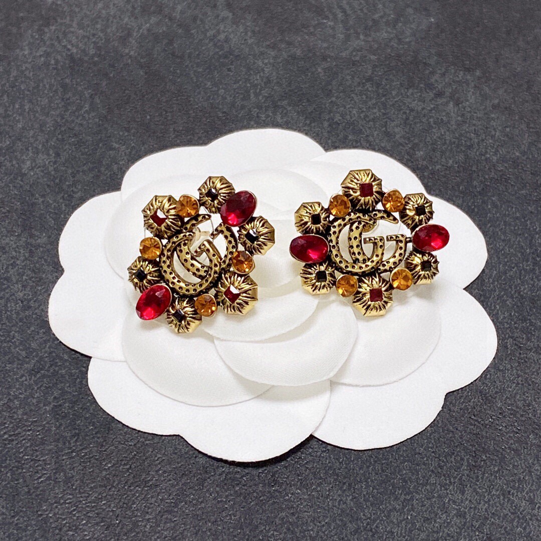 𝐆𝐮𝐜𝐜𝐢 Double G Stud Earrings