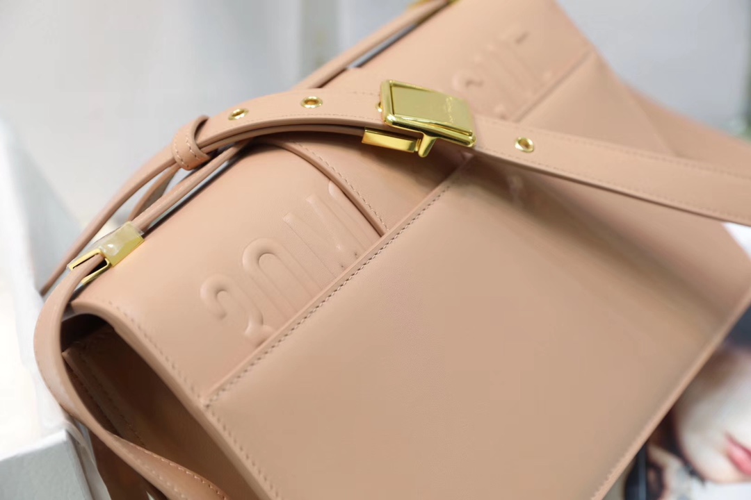 Montaigne smooth cow leather flap bag