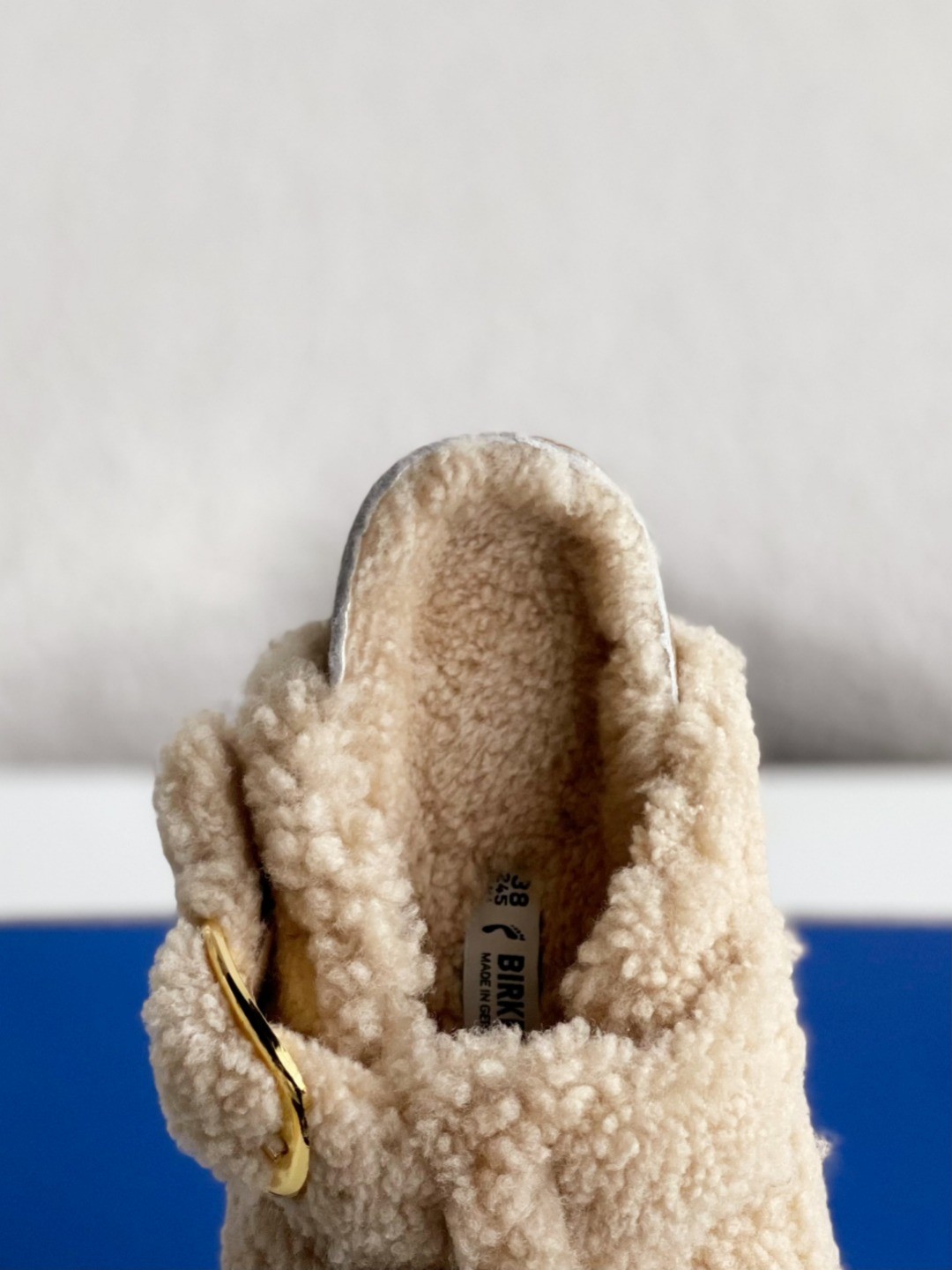 Birkenstock wool slippers
