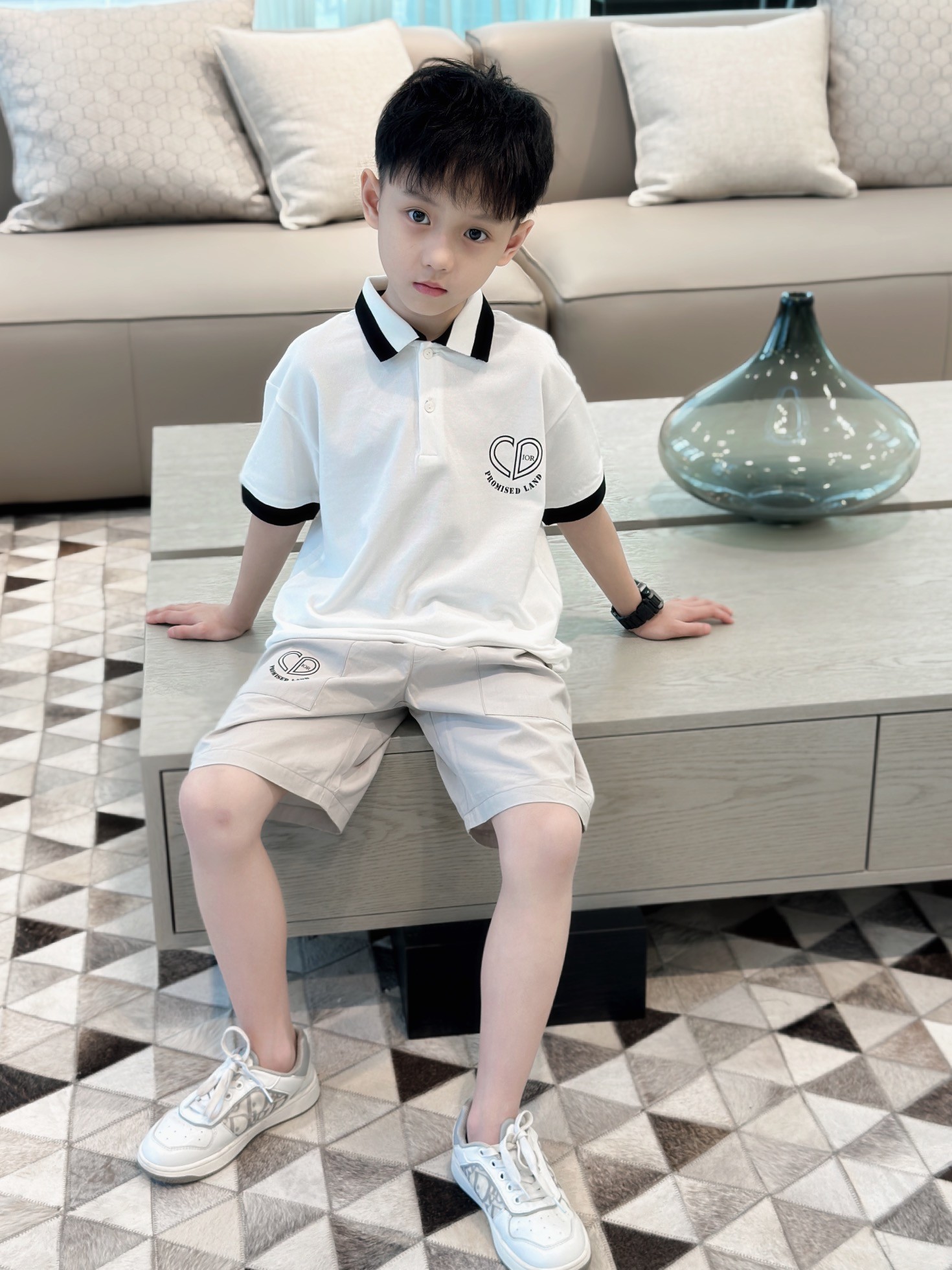 2024 Dior children's cotton suit
