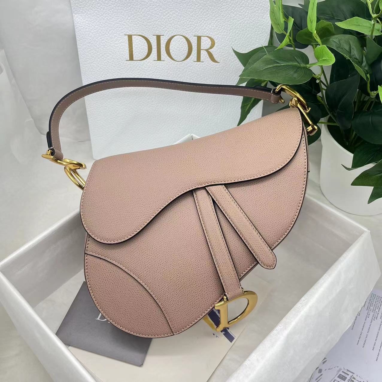 Dior saddle palm print collection