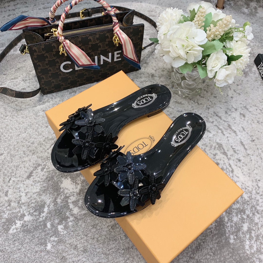 TOD'S 𝙏𝙊𝘿𝙎 2021 summer classic explosive new fabric counter PVC material summer to the beach vacation the best choice