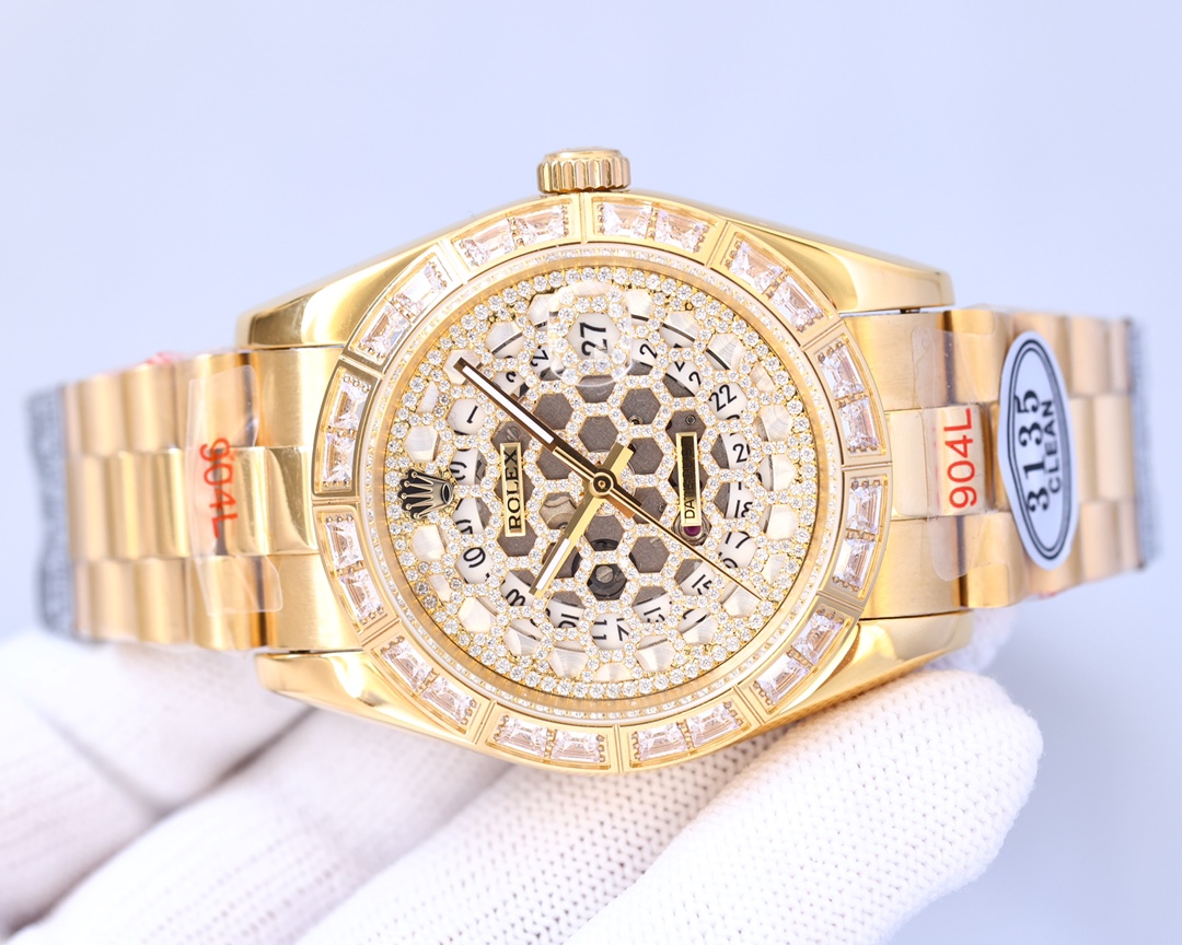Rolex is equipped with a fully automatic 3135 imported mechanical movement