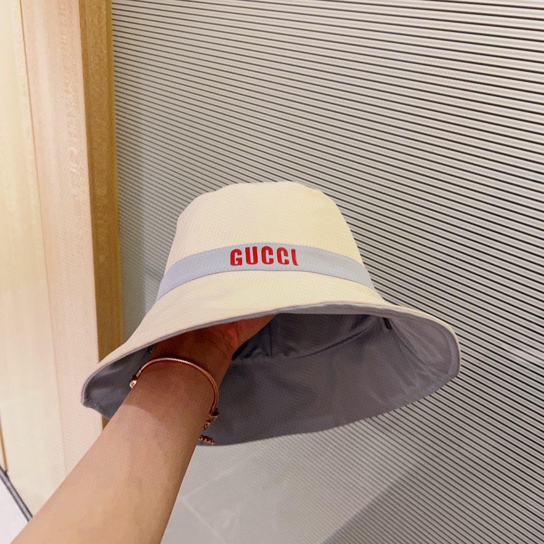 [Gucci Gucci] 2023 new deer double-sided fisherman hat