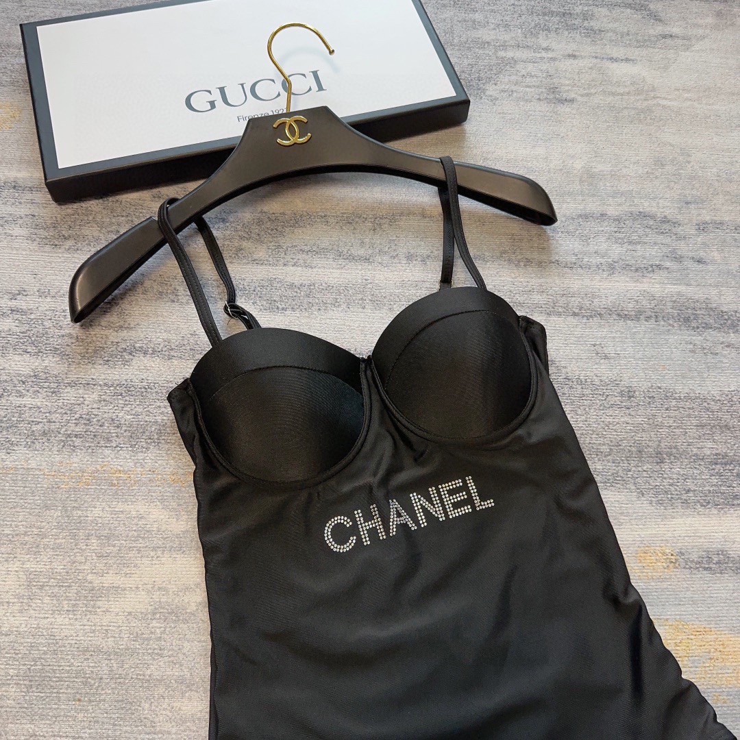 CHANEL One-piece swimming costume