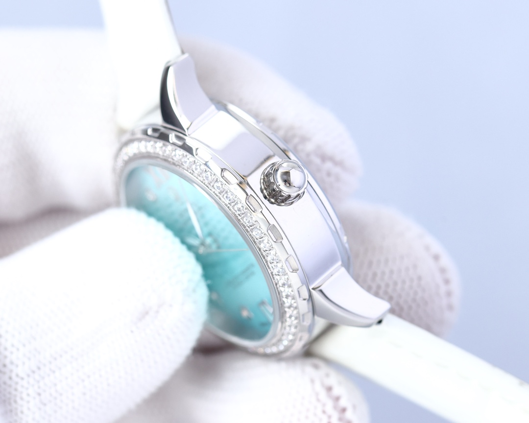 Rolex V8 version fashion women's watch simple three needle super luminous at night