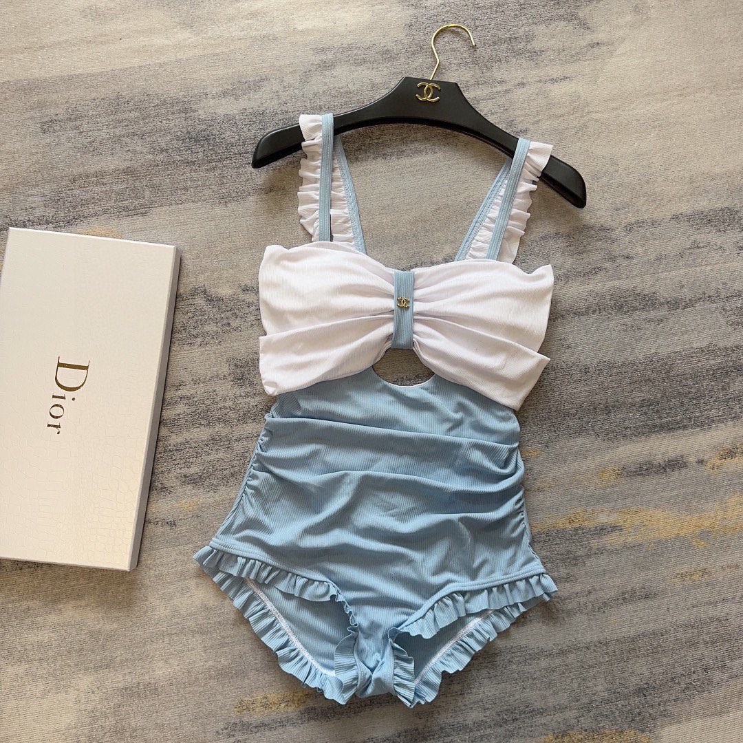 CHANEL One-piece swimming costume
