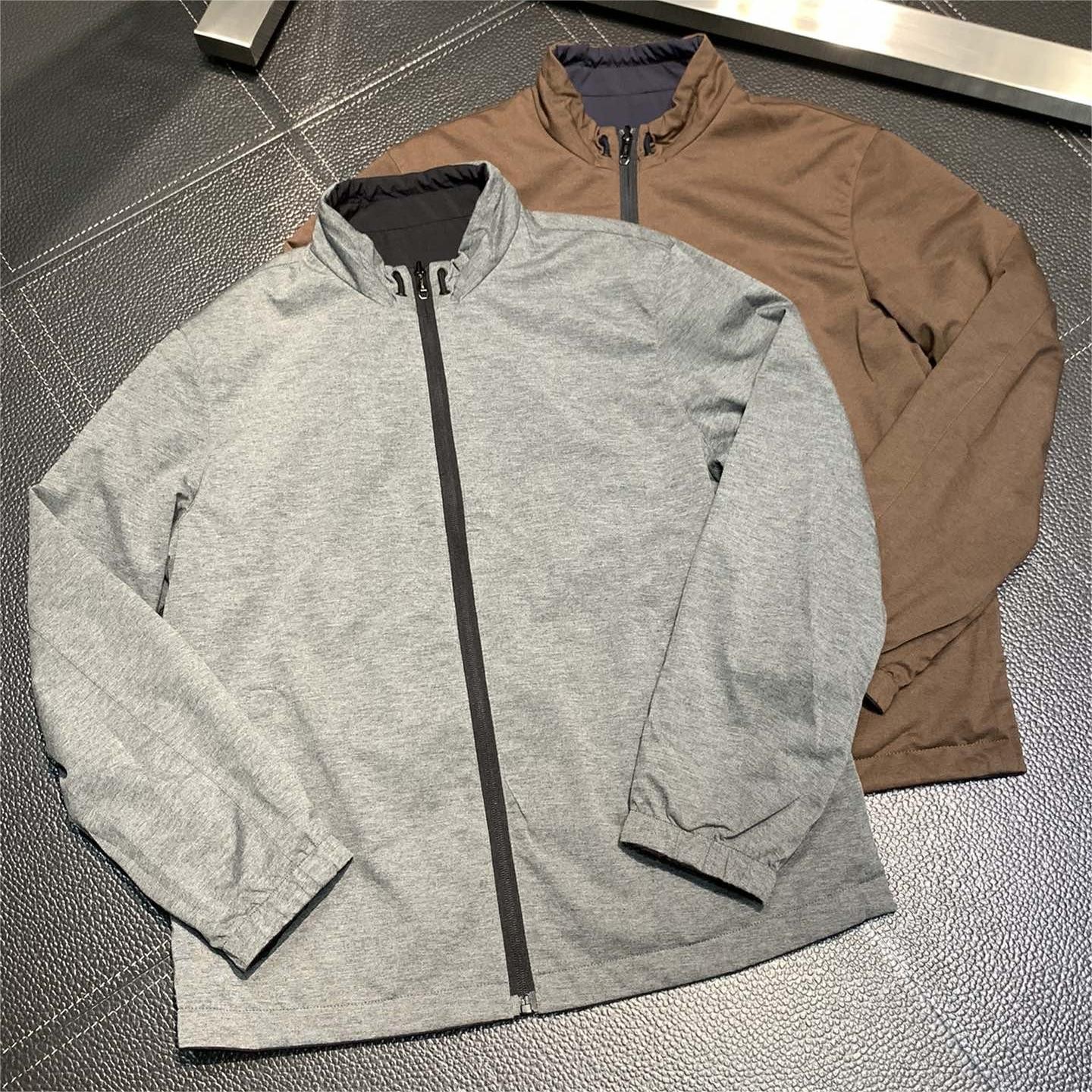 Zegna Hooded reversible jacket