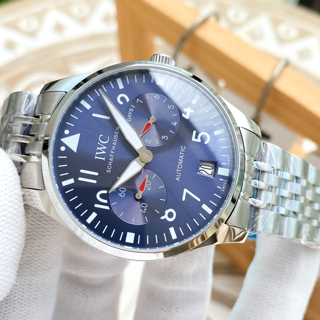 IWC- Las Vegas Roulette Top 316 stainless steel case strap with mineral super mirror