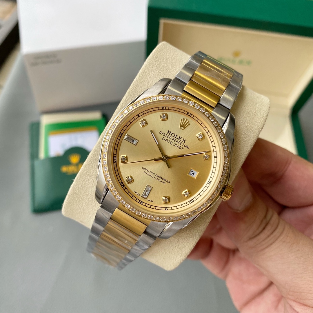 Rolex log classic big three needle design