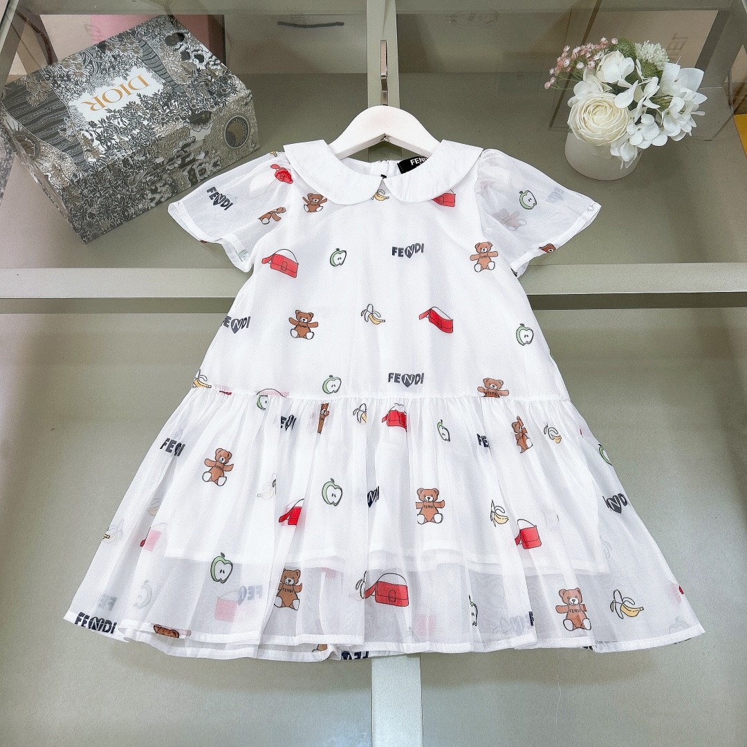 Fendi 2024 new girls skirt suit