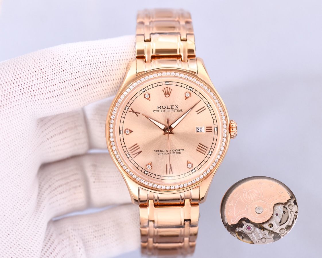 Rolex sapphire glass double mirror! super night light